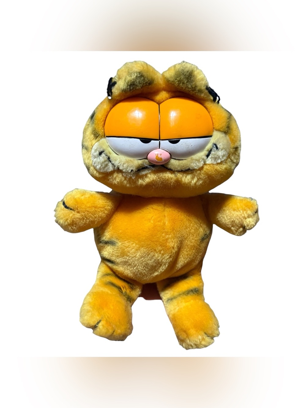 Vintage 1981 Garfield 9” Sitting Plush Fun Farm United Feature By Dakin Inc